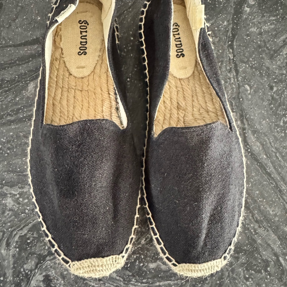 Soludos Black Espadrilles